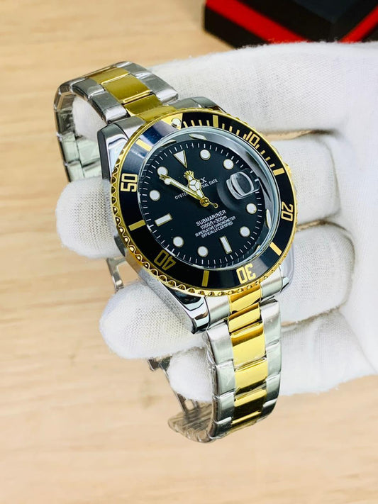 Submarine Model | Date Working | Master Lock (Two Tone Black)