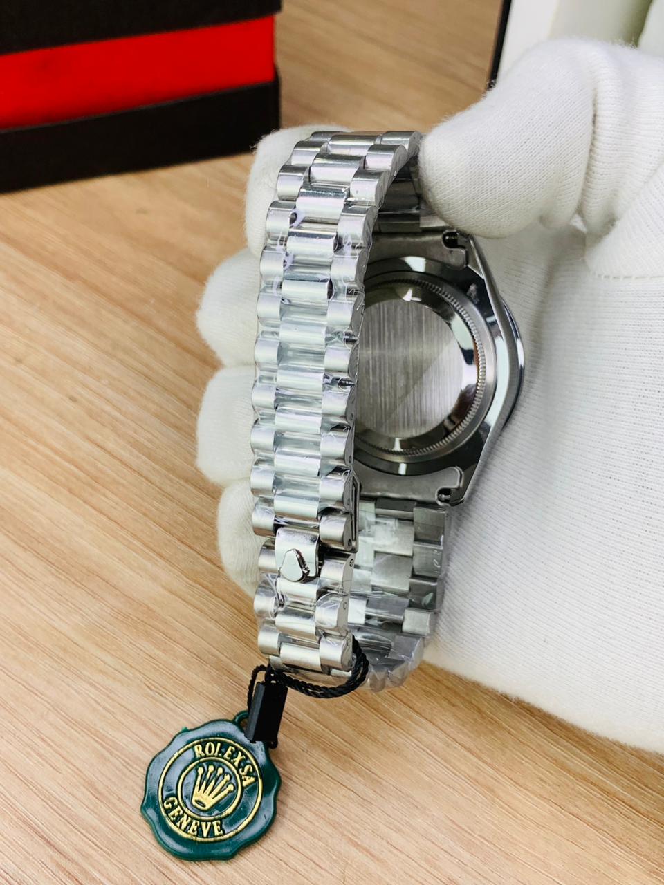 Alpha Stone Model With Date (Silver Green)