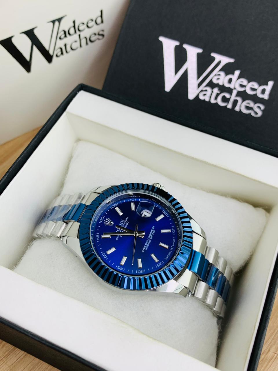Oyster Blue Model With Date (Blue)