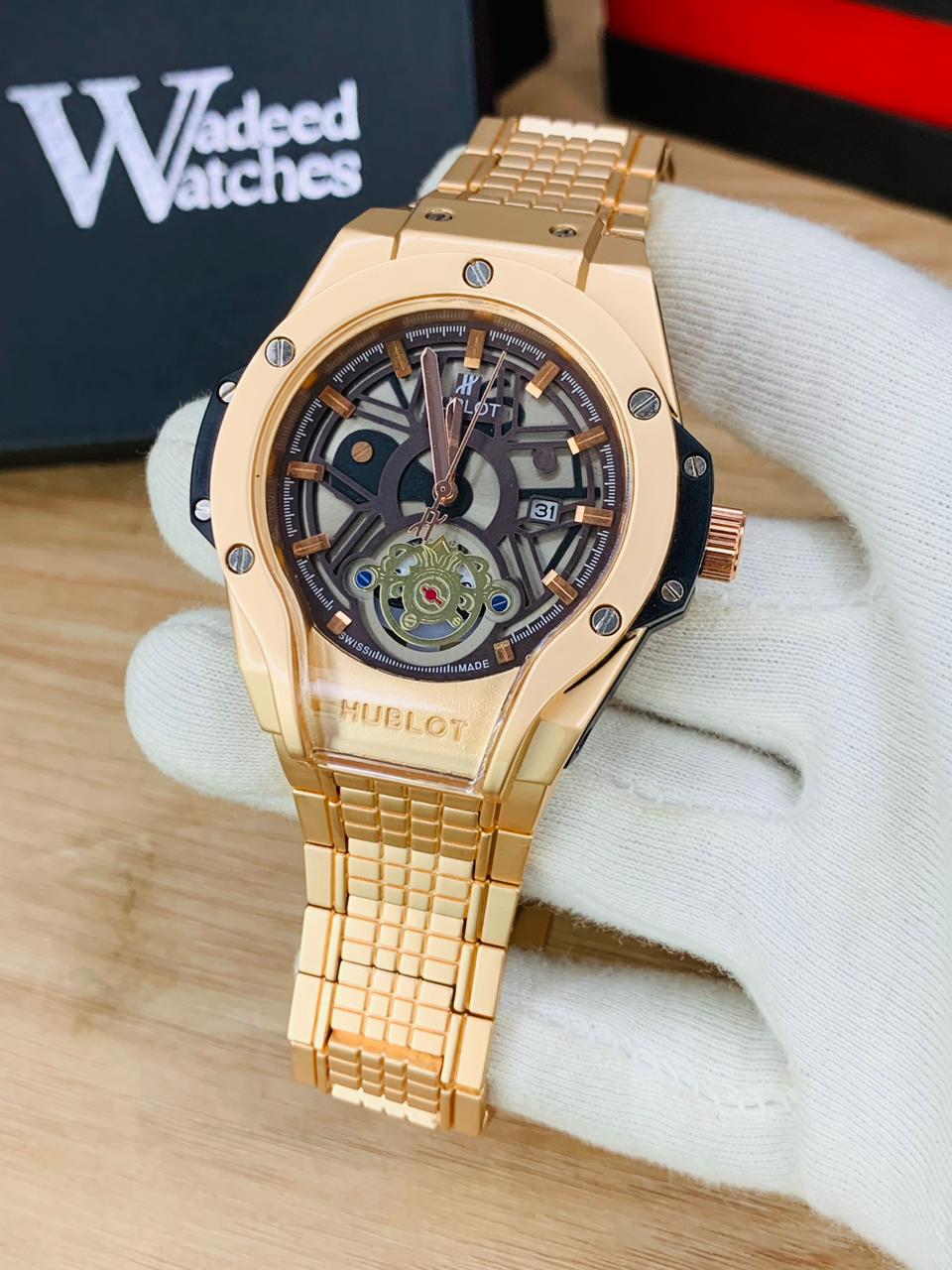 HB Big Bang Meca | Date Adjustment (Rose Gold)