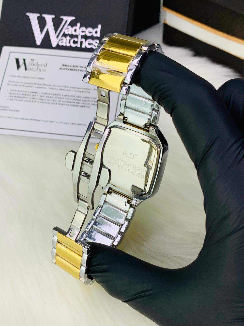 RD Square Model | Two Tone Gold