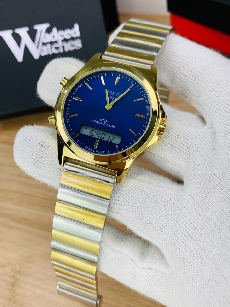 Tissot Vintage Dual Time (Two Tone Blue)