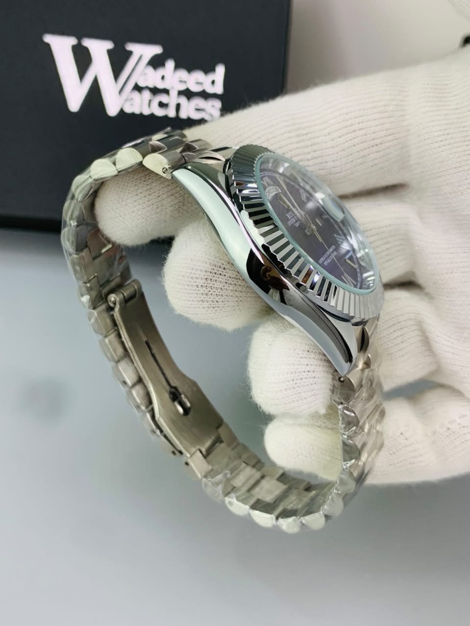 Rlx Fluted Bezel Day And Date Model (Blue)