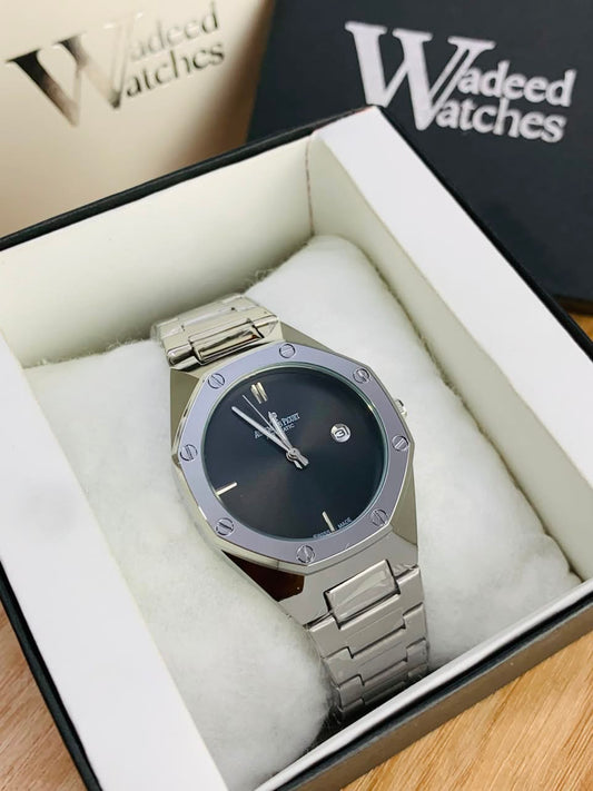 Shiny AP Model WIth Date (Silver Black)