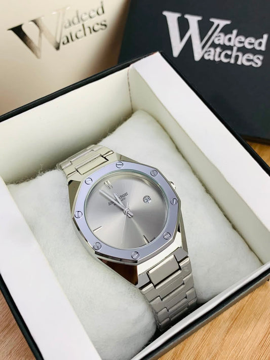Shiny AP Model WIth Date (Silver Grey)