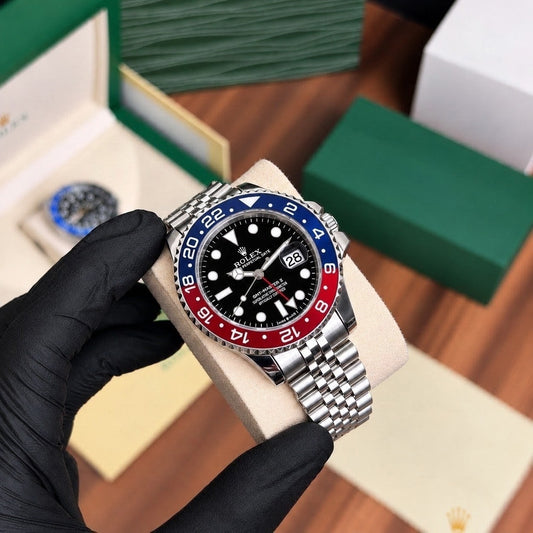 GMT Semi Auto Jubilee Chain | Date Working (Pepsi)