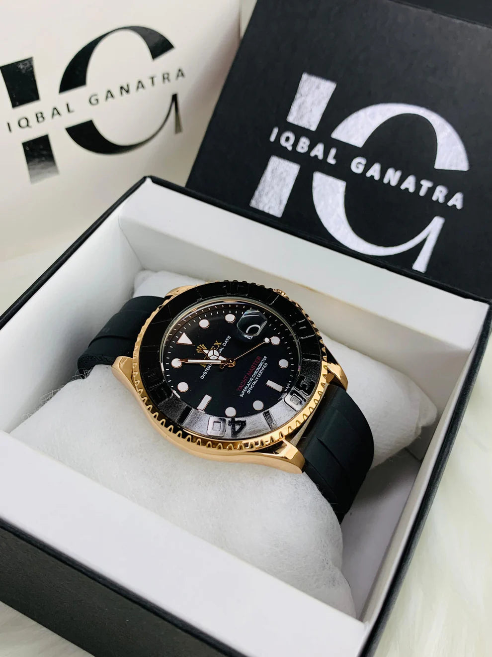 Signature Strap With Date (Rose Gold)