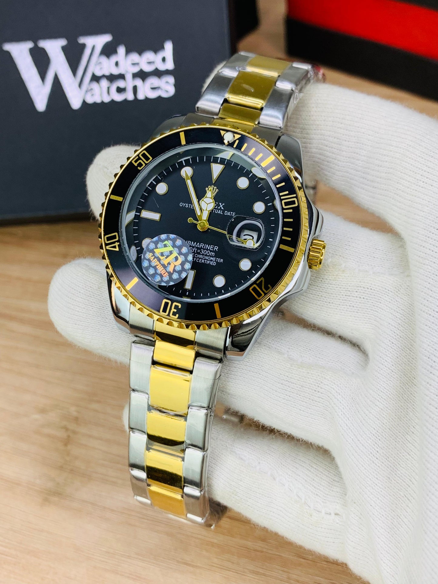 Submariner | Date Working | Rotating Bezel (Two Tone Black)