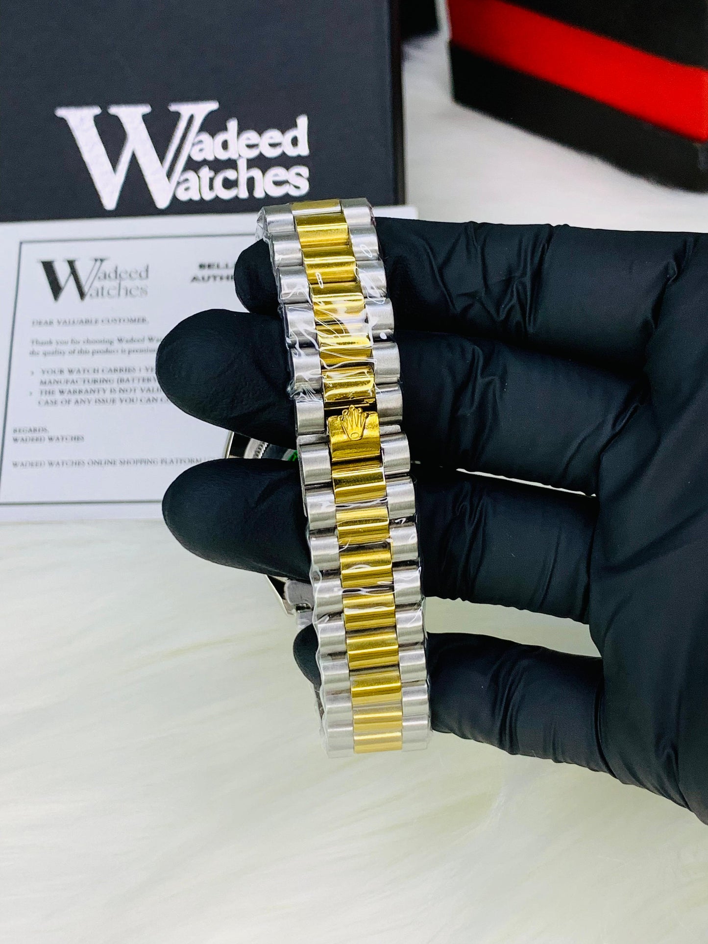 Stone Model | Texture Case (Two Tone Gold)