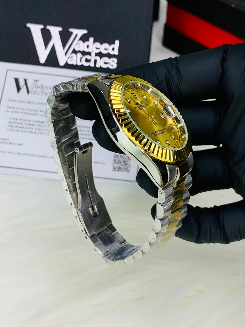 Stone Model | Texture Case (Two Tone Gold)